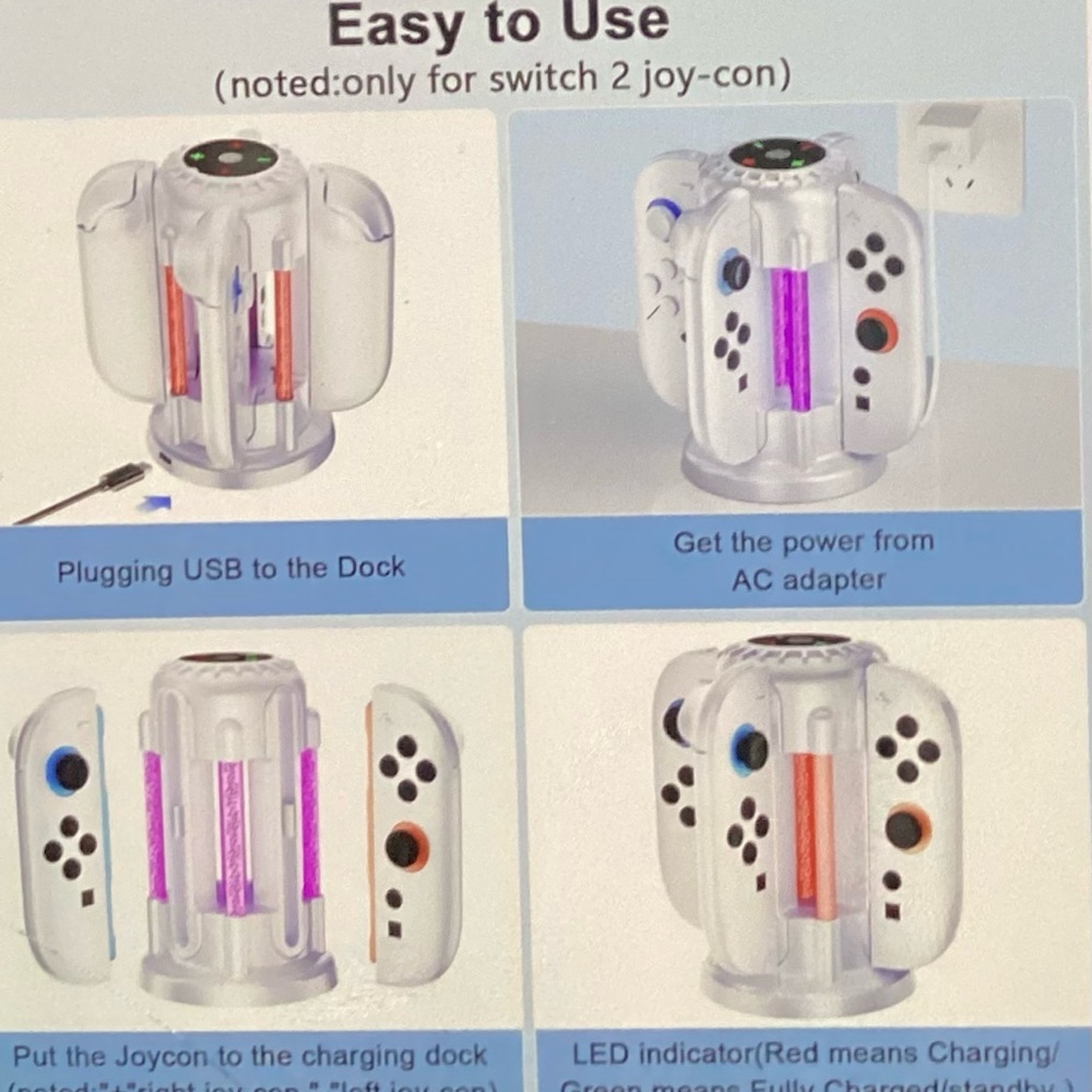 Multicolor Gaming Console with Controllers - Picture 3 of 8